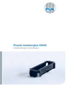 FOLDER - UFS - Instrukcja montażu - Puszka instalacyjna UG45_PL